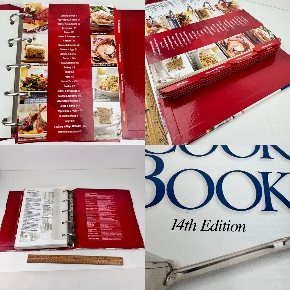 2006 Better Homes Gardens New Cook Book Binder 14th Edition‎ Recipes Hardcover